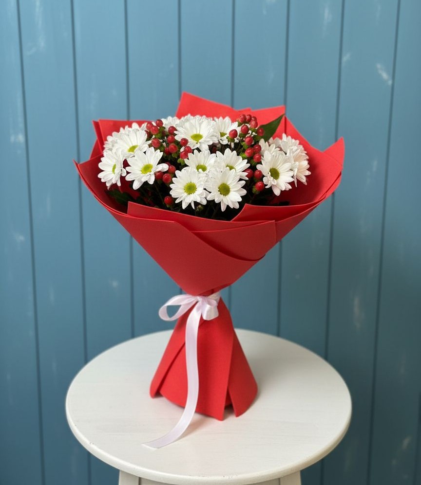 Букет цветов из: Хризантемы в Реммаш