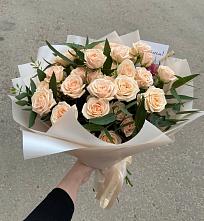 Букет Кремовые розы Латте #REPLACE_PRED# Реммаш