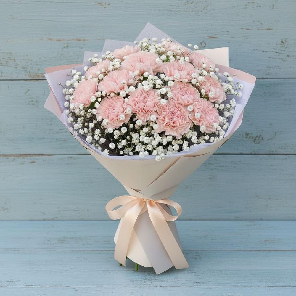 Букет цветов из: Гвоздики в Реммаш