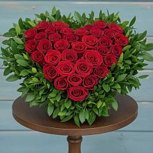 Цветочная композиция из Розы в виде сердца #REPLACE_PRED# Реммаш