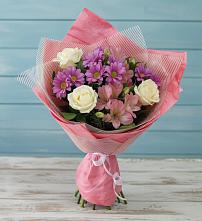 Букет цветов из:  Герберы #REPLACE_PRED# Реммаш