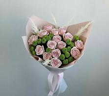 Букет цветов из:  Розы и Хризантемы #REPLACE_PRED# Реммаш