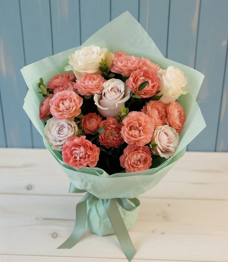 Букет цветов из: Розы в Реммаш