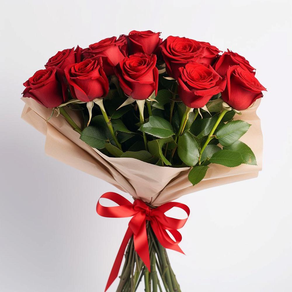 Букет 11 Красных роз Эдлесс Лав в Реммаш
